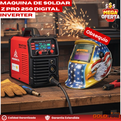 250 Z Pro Inverter MIG MULTIPROCESO 3 EN 1 + Obsequio