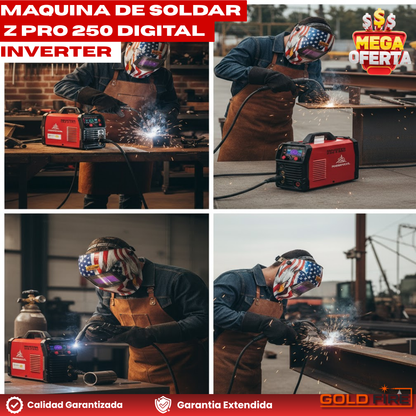 250 Z Pro Inverter MIG MULTIPROCESO 3 EN 1 + Obsequio