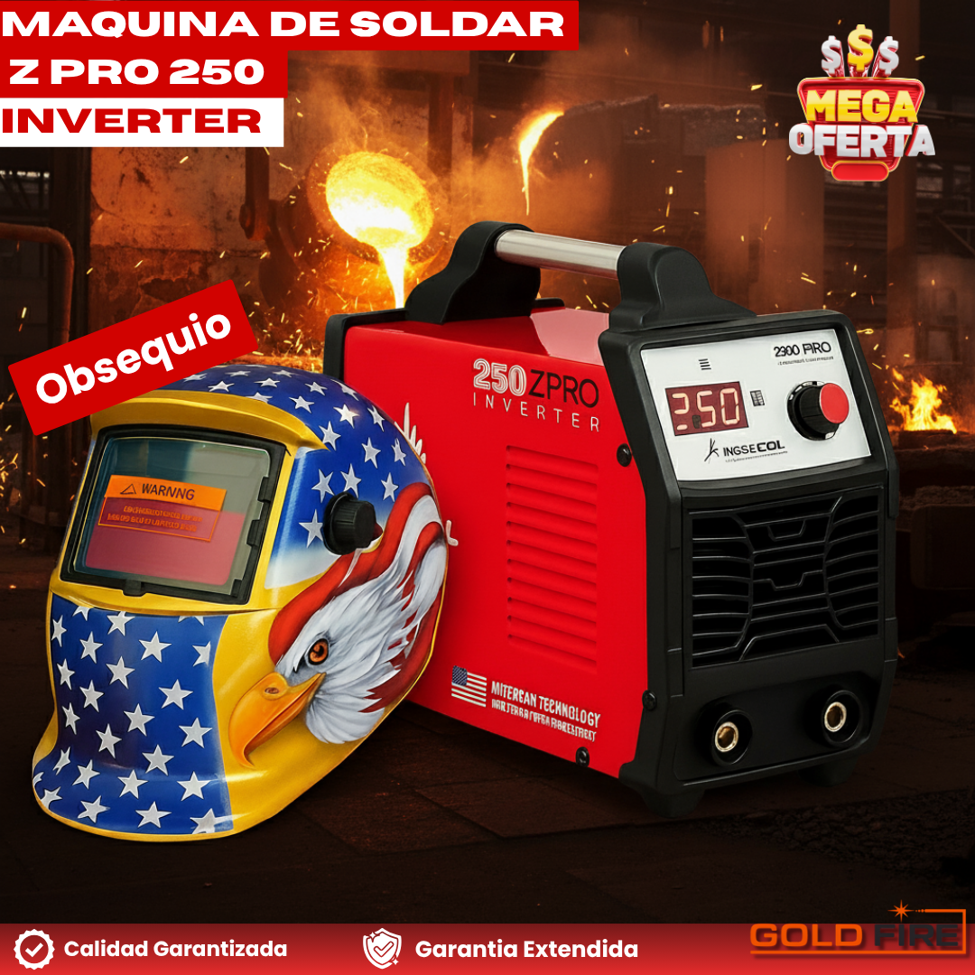 250 Z Pro Inverter SOLDADURA REVESTIDA + Obsequio